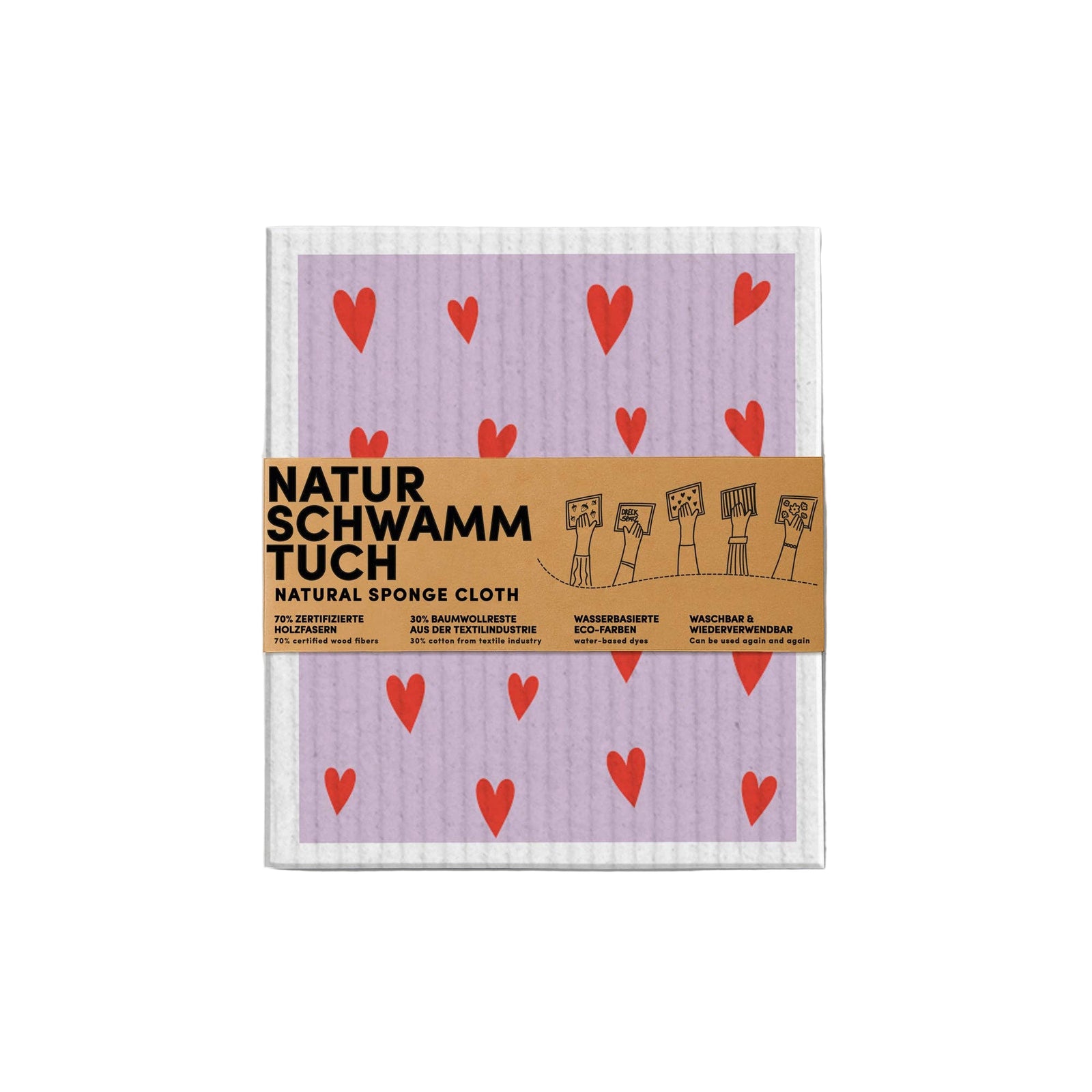 Sponge Cloth | Hearts