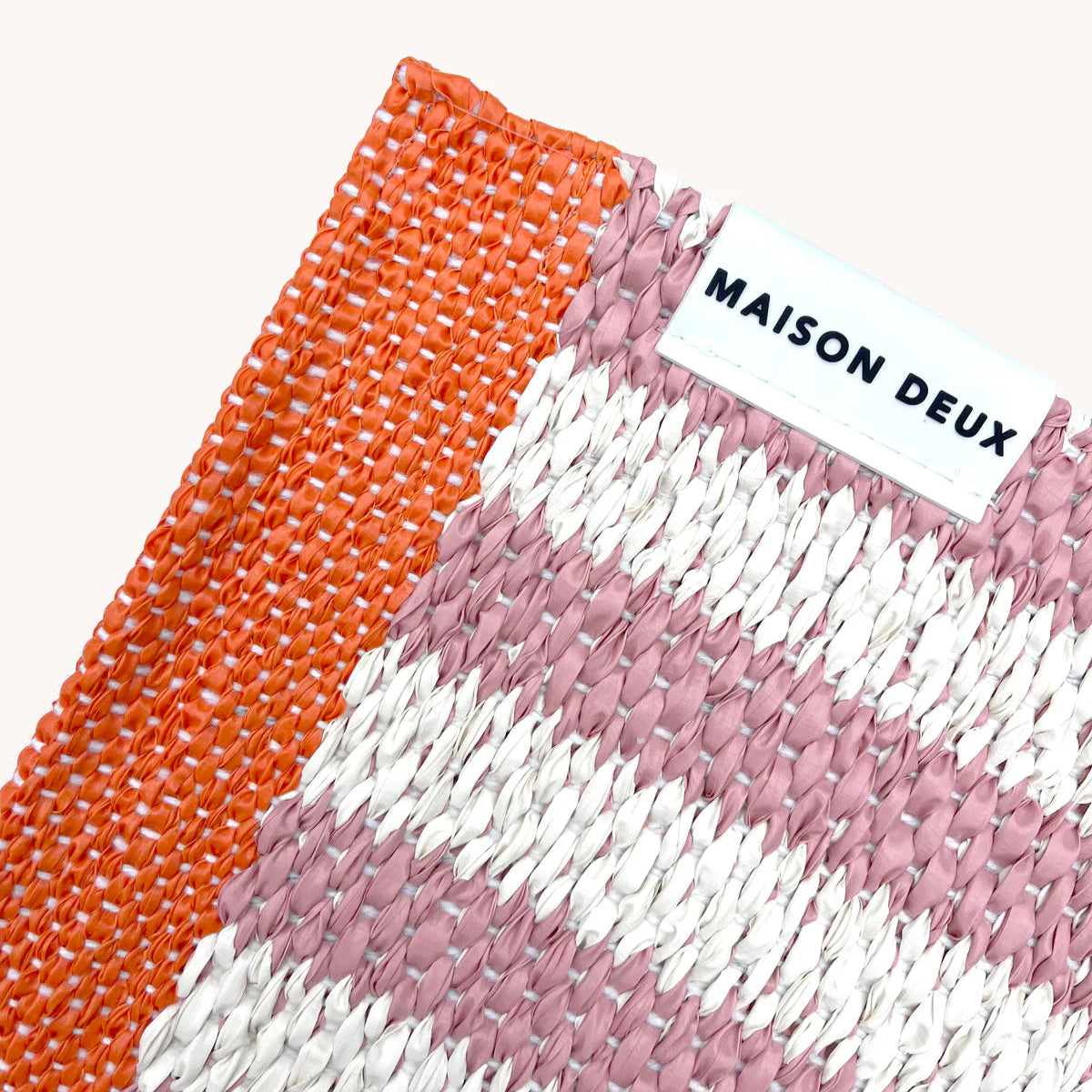 Stripe Door Mat Bubble Gum 50 x 70 cm