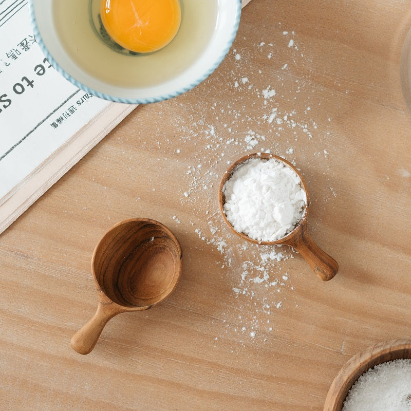 Teak Wood Condiment/Coffee Spoon