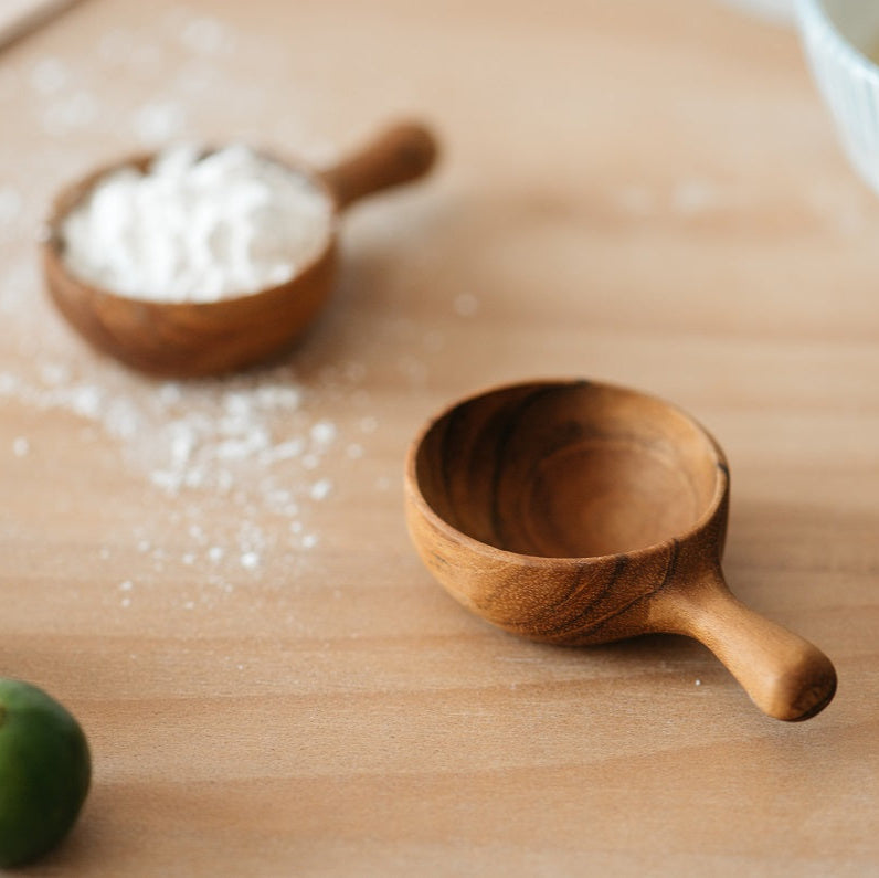 Teak Wood Condiment/Coffee Spoon