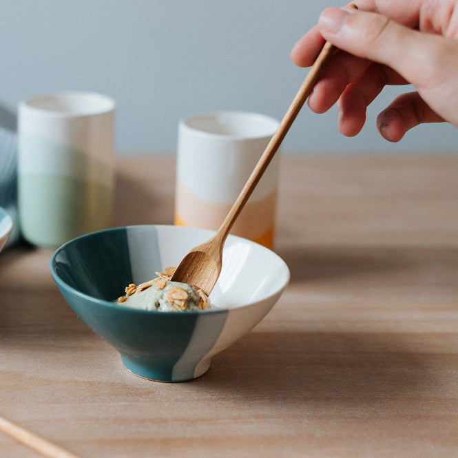 Teak Wood Dessert Spoon