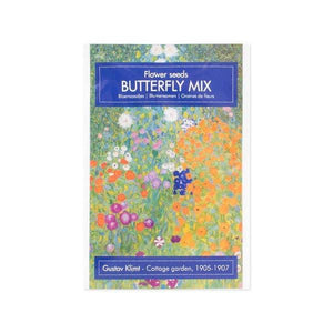 The Farm Garden | Klimt | Postcard With Flower Seeds