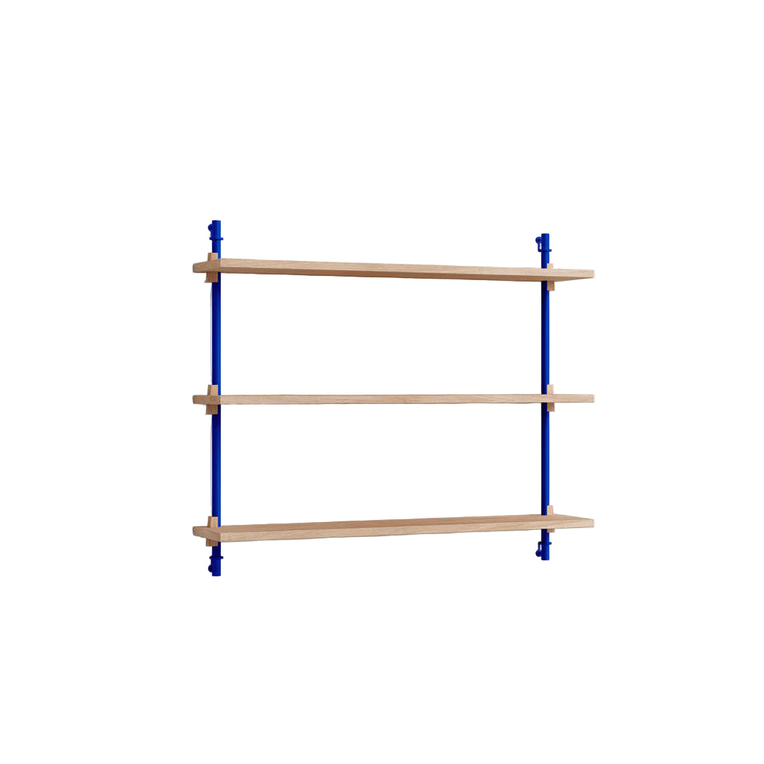 Wall Shelving 3 | Oak/Deep-Blue