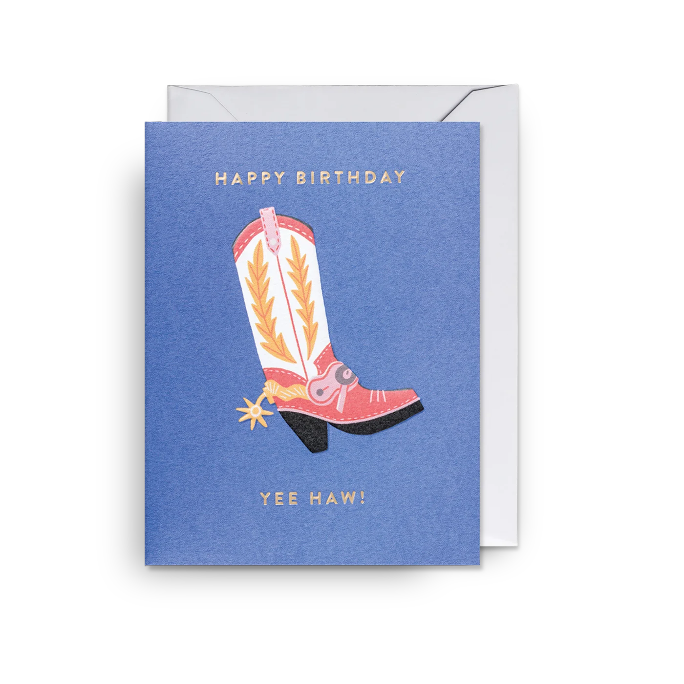 Yee Haw! Cowboy Boot | Ruby Taylor | Mini Birthday Card