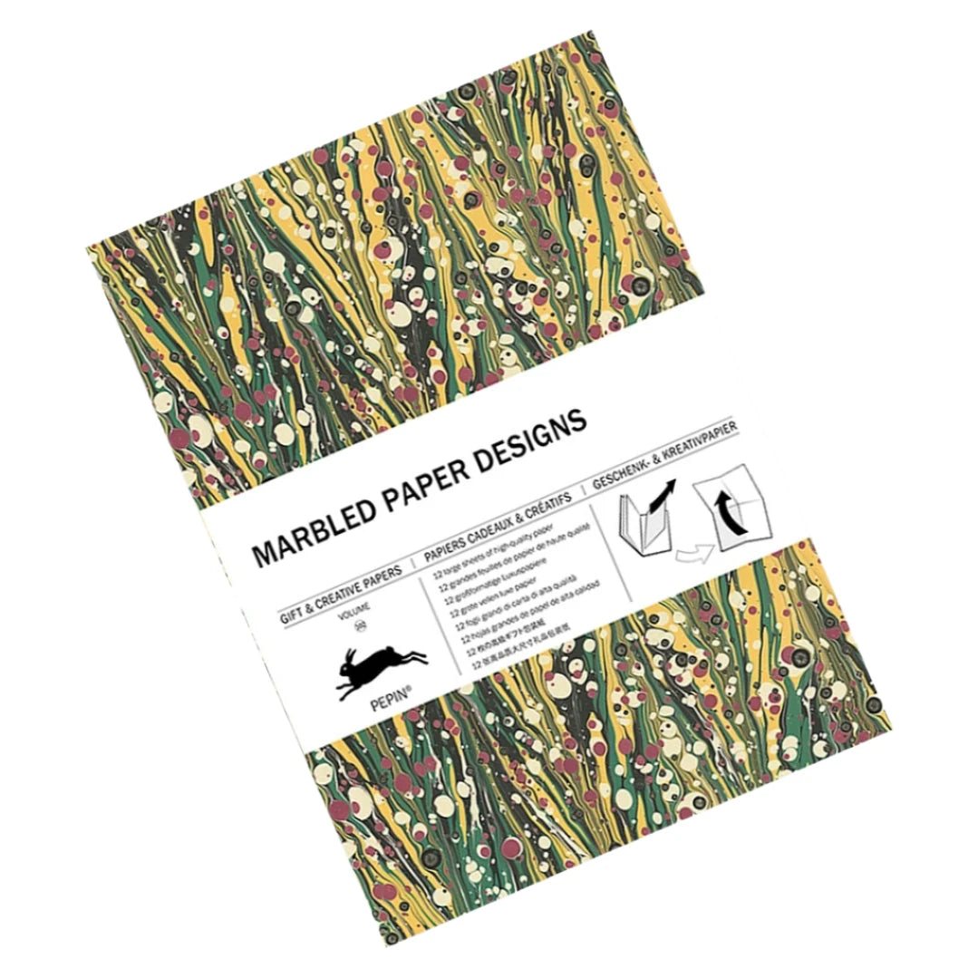 Livre de cadeaux et de créations en papier marbré Vol. 102