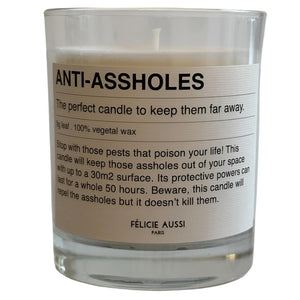 ANTI-ASSHOLES SCENTED CANDLE
