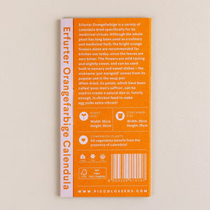 CALENDULA ERFURTER ORANGEFARBIGE SEEDS