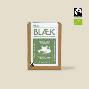 BLÆK Instant Coffee NØ.2 | Medium Roast | Organic Fair trade