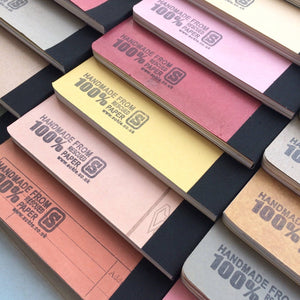 Carnet de notes vintage - Couleurs assorties