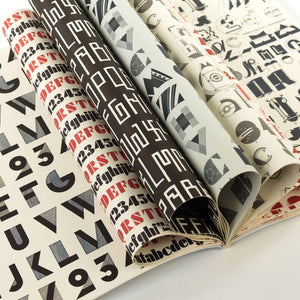 Livre de typographie des années 1920, cadeau et papier créatif, vol. 91