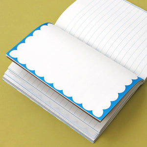 Carnet de notes vintage en lin doré