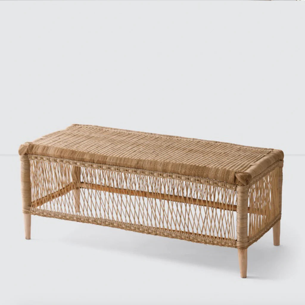 long handwoven bench malawi style