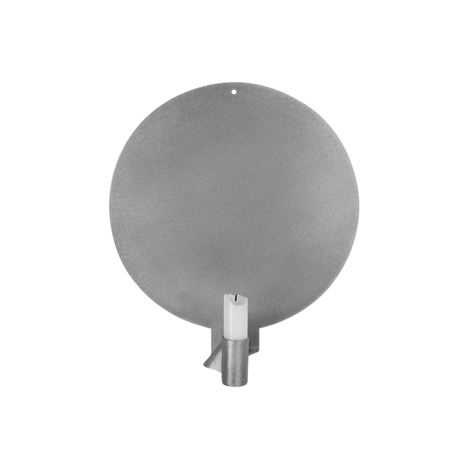 ORNAMENT CANDLE HOLDER | STAINLESS STEEL | ROUND