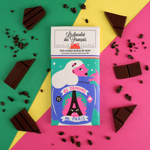 Chocolat extra noir et éclats de cacao | Bio
