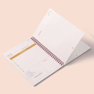 inside design layout recipe journal