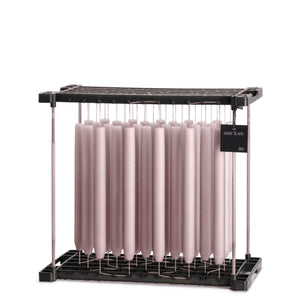 52 soft rose cylindrical candle