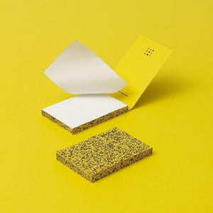 Bloc-notes A7 à couverture souple SPRAY SPLASH YELLOW