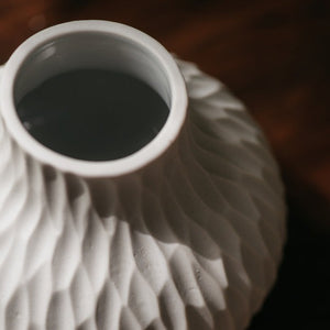 Vase de navet blanc