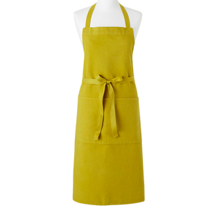 Tablier en coton et lin Metier