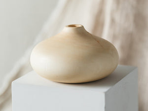 Buddha-Vase aus natürlichem Mangoholz