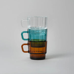 Verre W Bleu