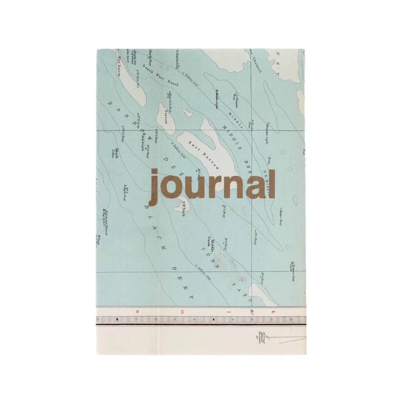 Carnet de notes vintage en lin doré