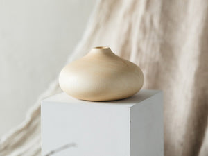 Buddha-Vase aus natürlichem Mangoholz