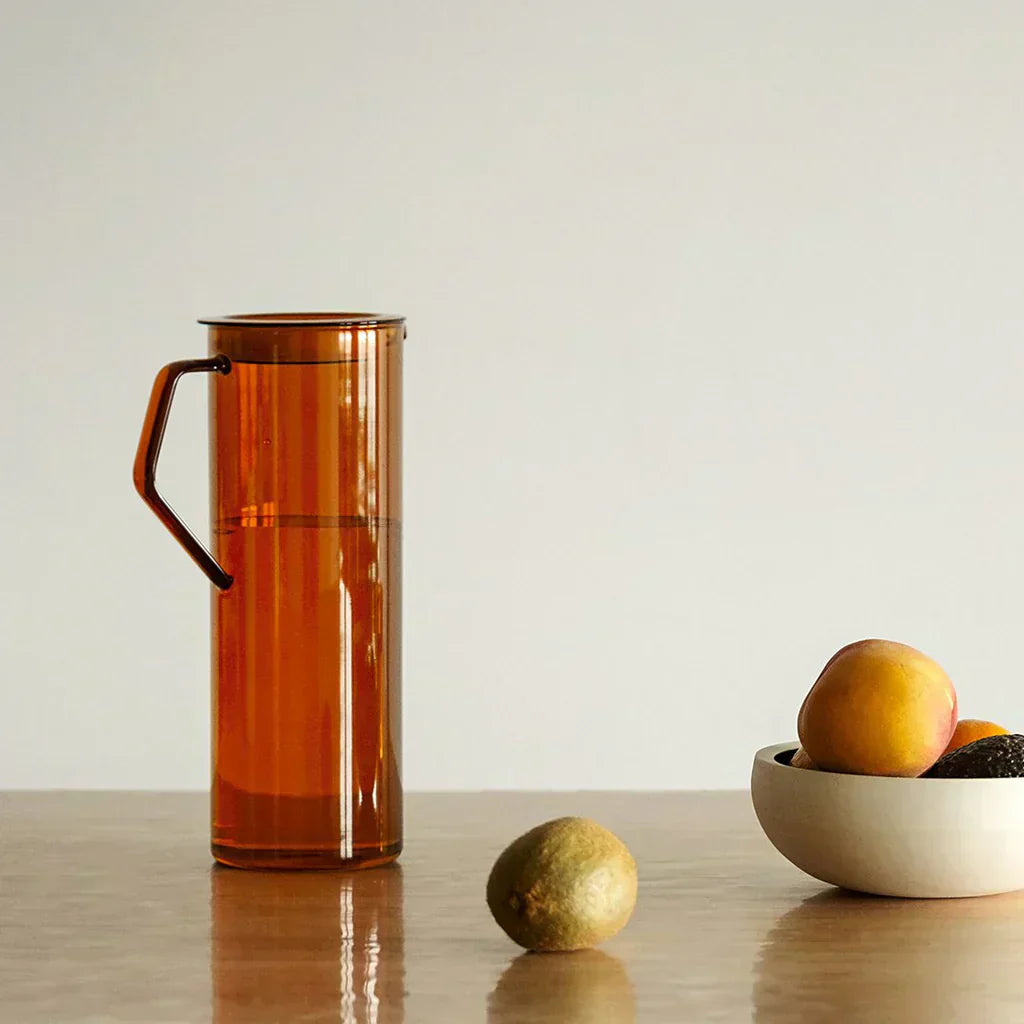KINTO's Sepia and Cast Amber drinkware