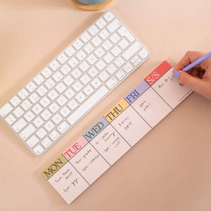 Keyboard Weekly Planner Pad | Scandi