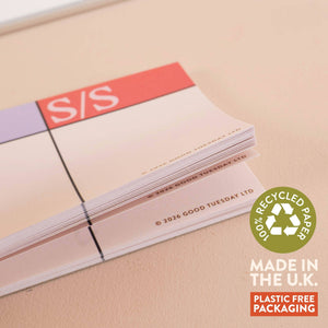 Keyboard Weekly Planner Pad | Scandi