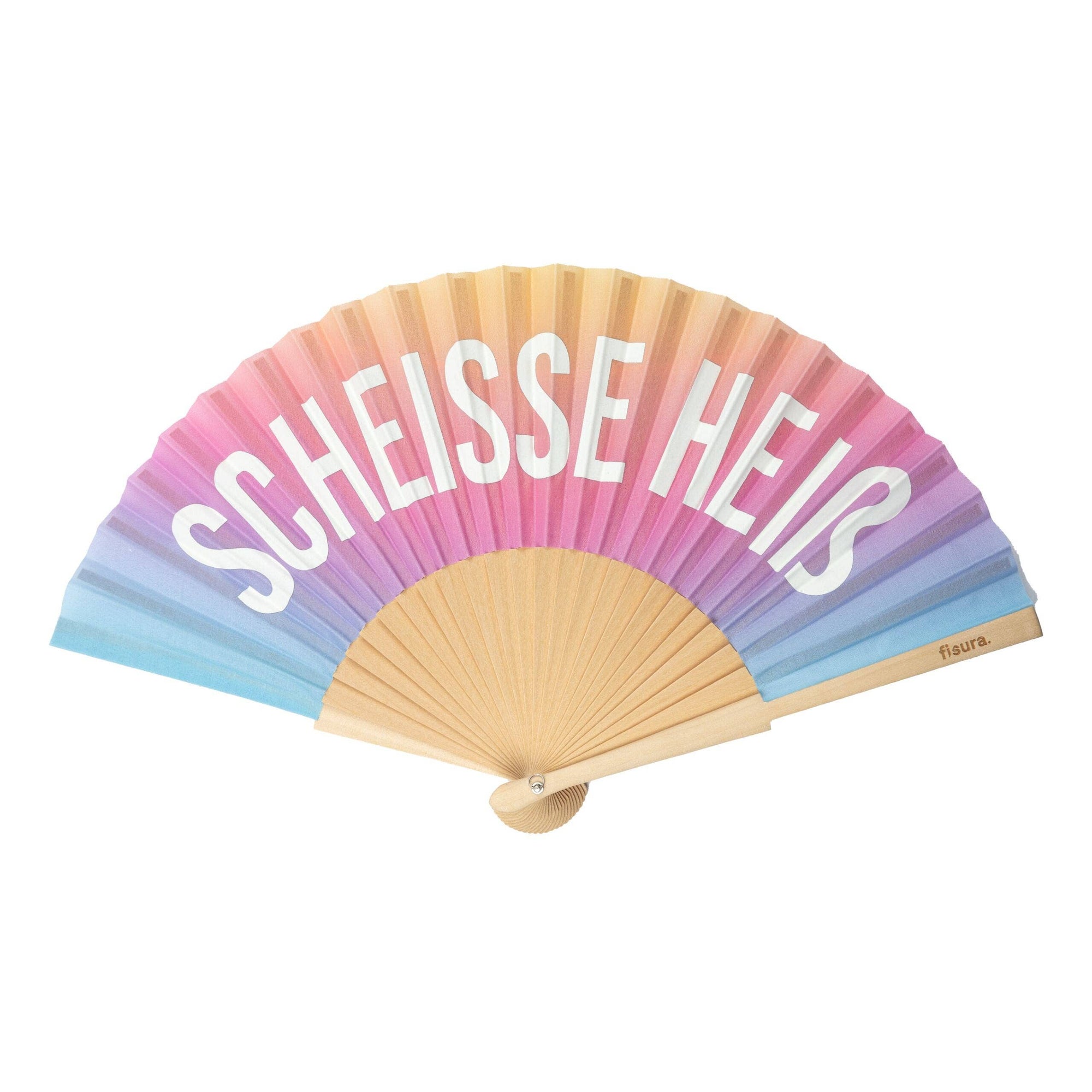 “Scheisse Heiß” Gradiant Fan - Glows In The Dark