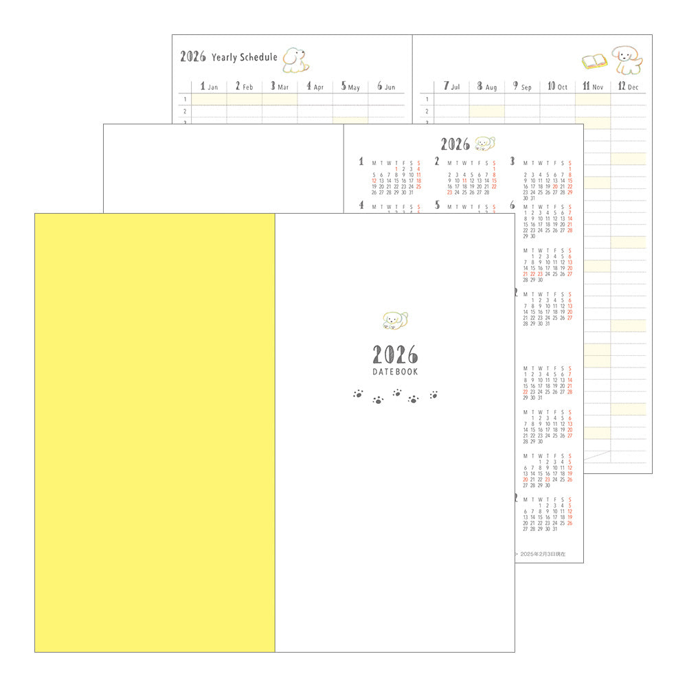 2026 Midori Pocket Diary | Slim Dog
