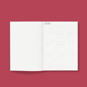 2026 PLANNER | CHERRY | TIME-BLOCK