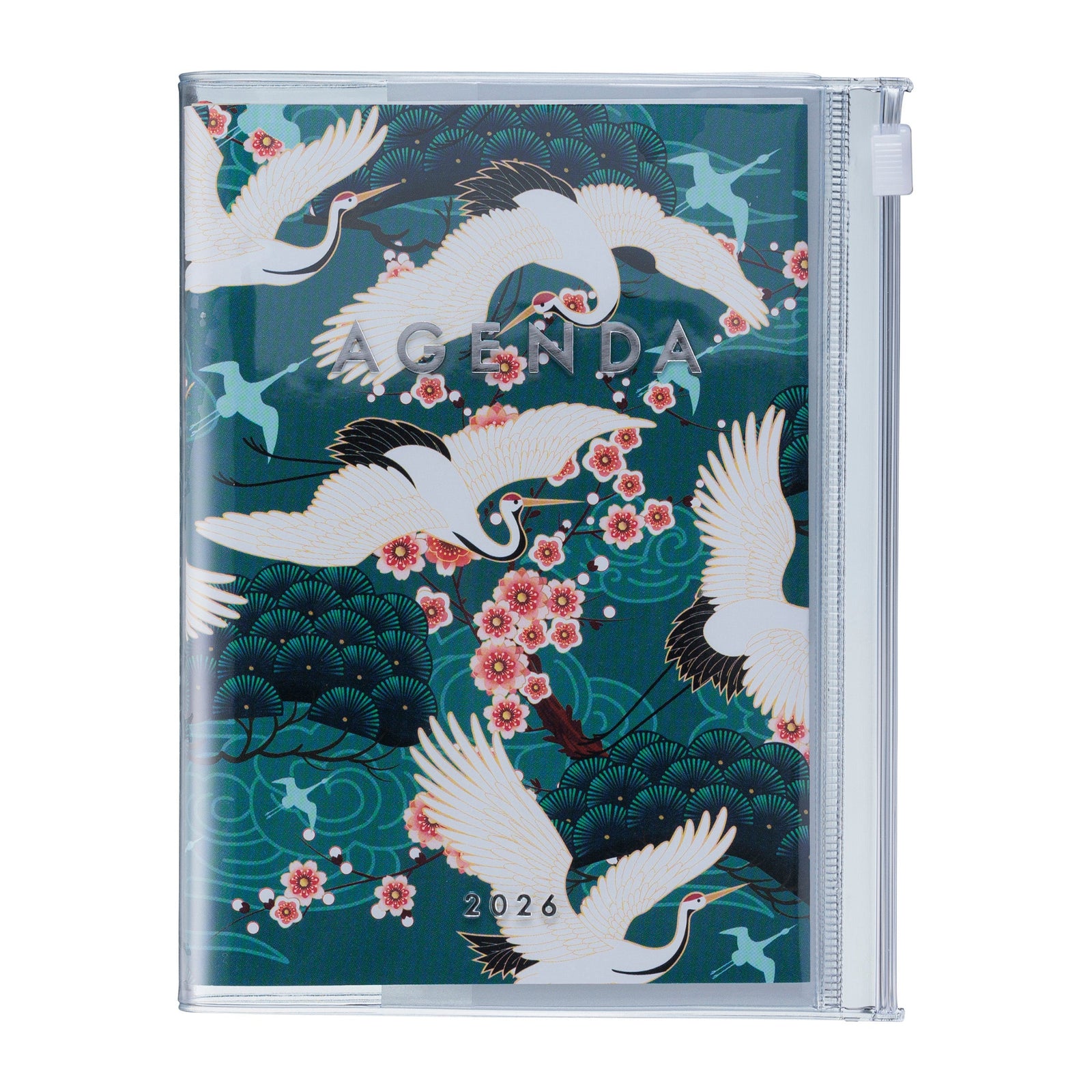 2026 Pocket Calendar Agenda A6 | Birds Green