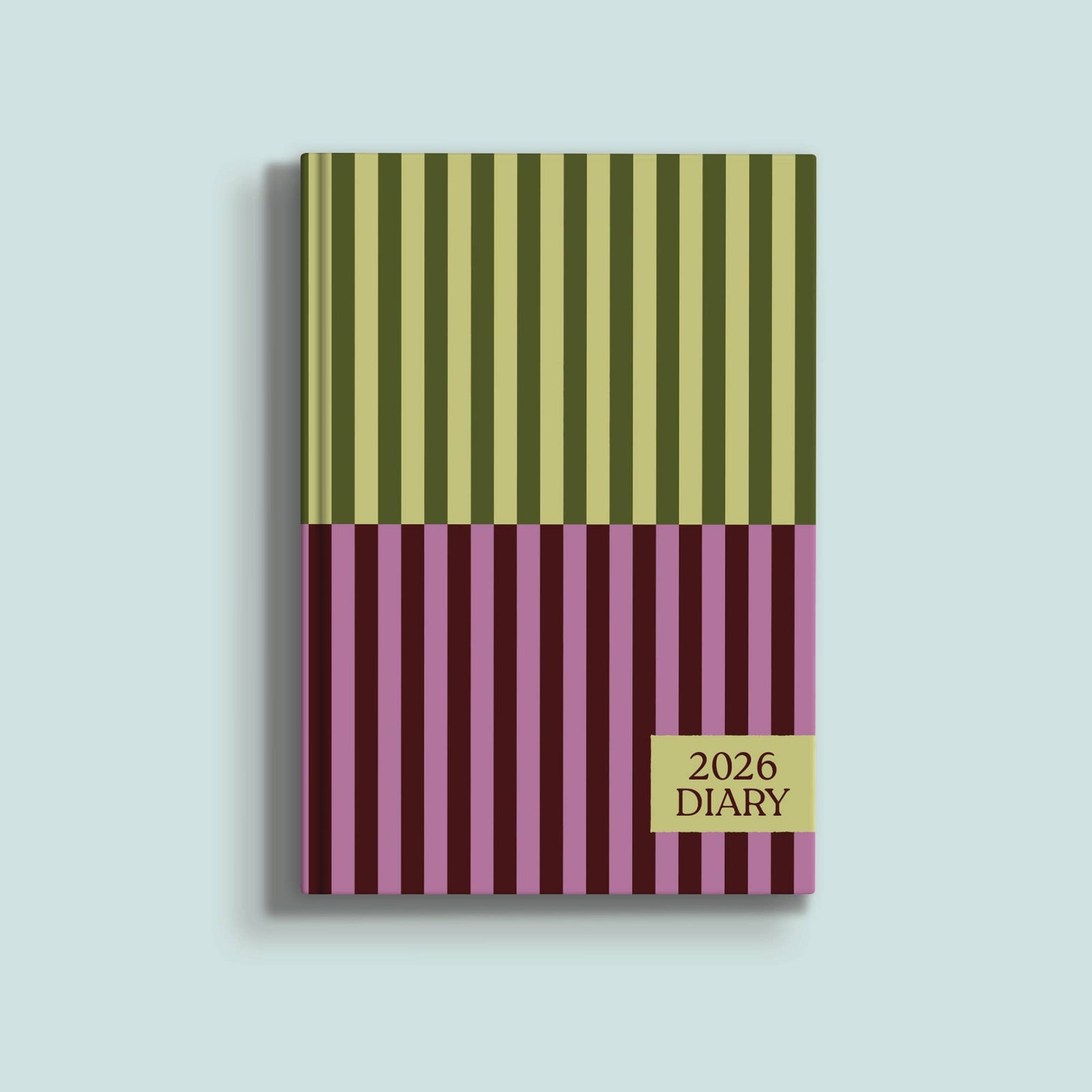 2026 Weekly Planner | A5 | Pistachio Stripe