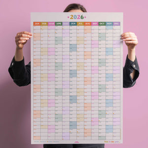 2026 Year Wall Planner | Portrait | This is the Year