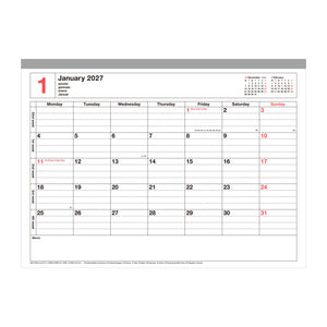 2027 Notebook Calendar S