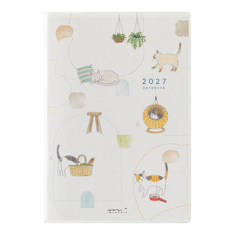 2027 Pocket Diary B6 Cat