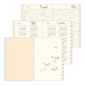 2027 Pocket Diary B6 Cat