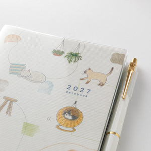 2027 Pocket Diary B6 Cat