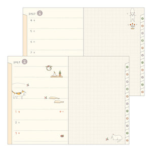 2027 Pocket Diary B6 Cat