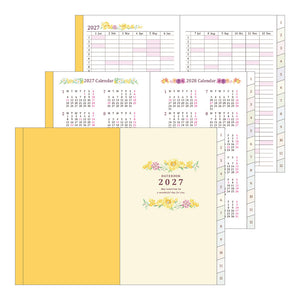 2027 Pocket Diary Mini Country Time Flower