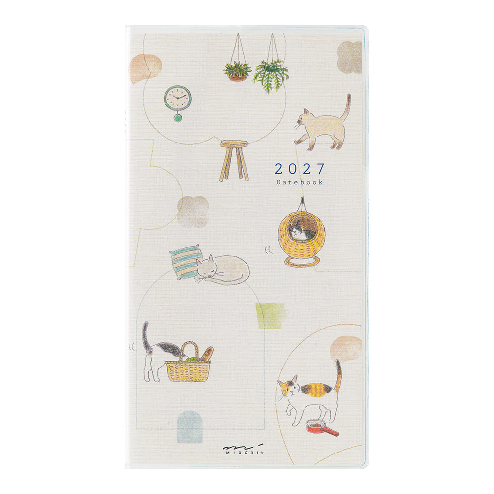 2027 Pocket Diary Slim Cat
