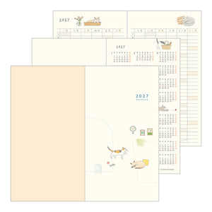 2027 Pocket Diary Slim Cat