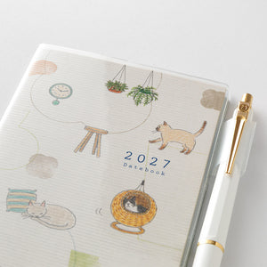 2027 Pocket Diary Slim Cat