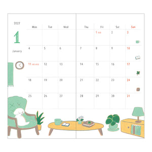 2027 Pocket Diary Slim Dog