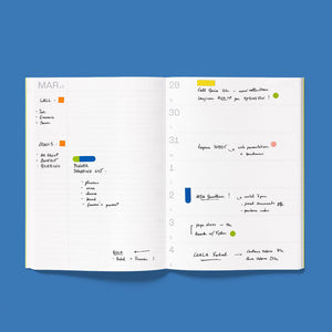 26/27 Planner | Blue | Notes