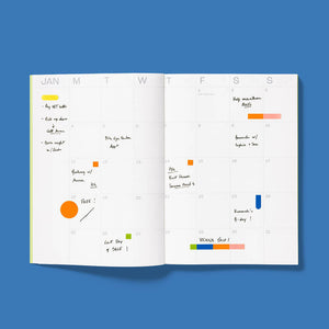 26/27 Planner | Lime | Time-Block