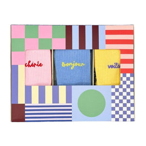 3-PACK | CHÉRIE, BONJOUR, VOILÀ