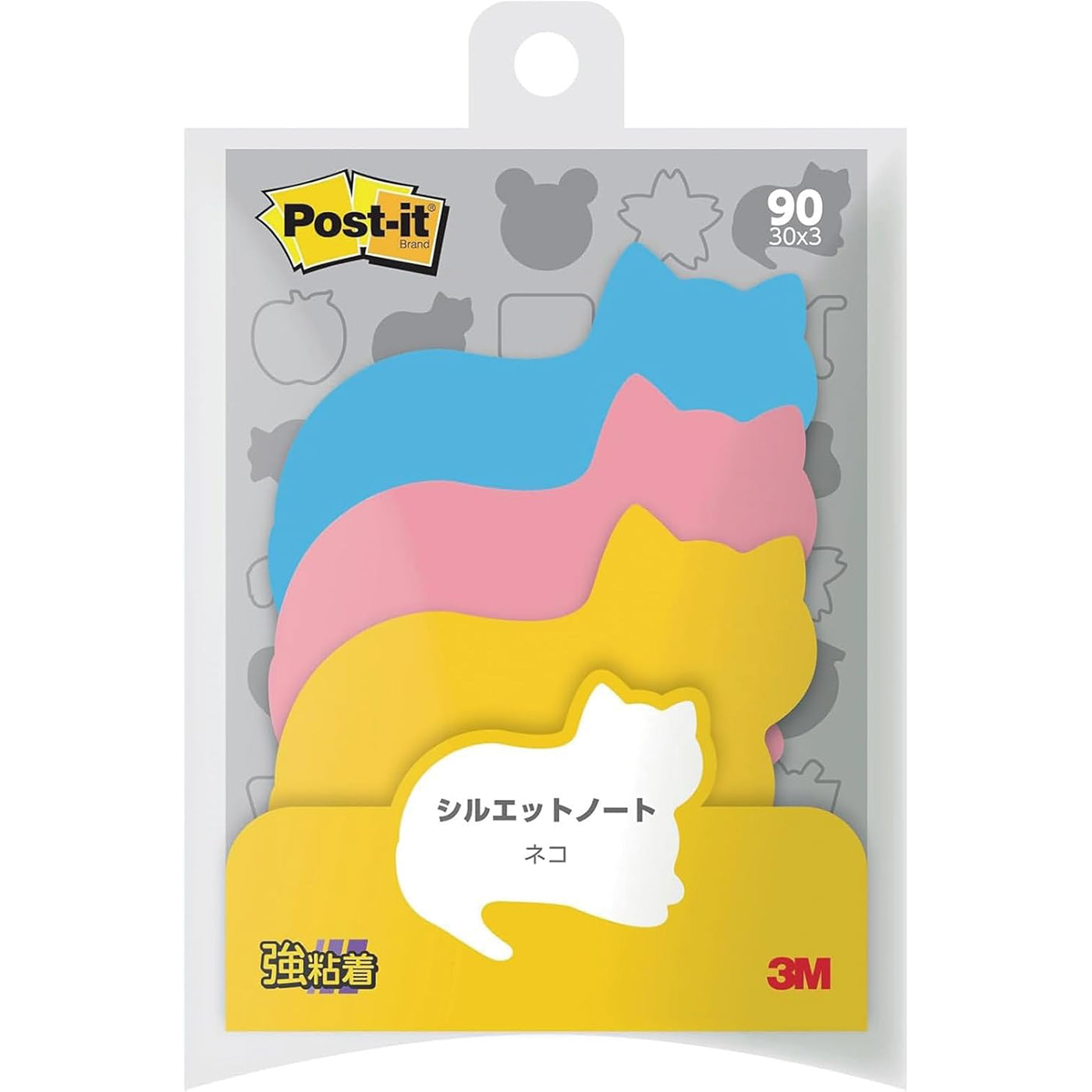 3M Cat Strong Adhesive Sticky Notes